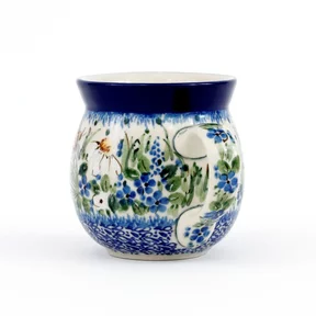 Kubek 005 - 0,2 l<br>U5290 Pszczółki w Ogrodzie <br>Ceramika Artystyczna Bolesławiec